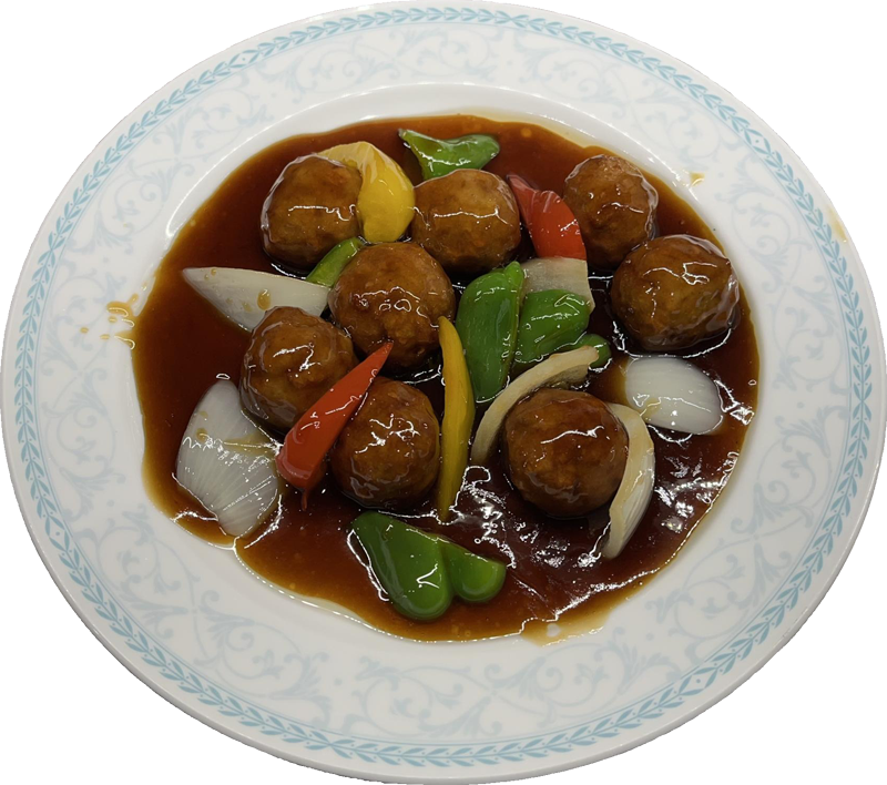 肉団子の黒酢スブタ