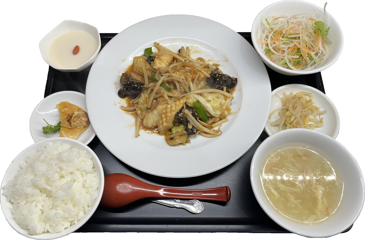 イカと野菜の味噌炒め