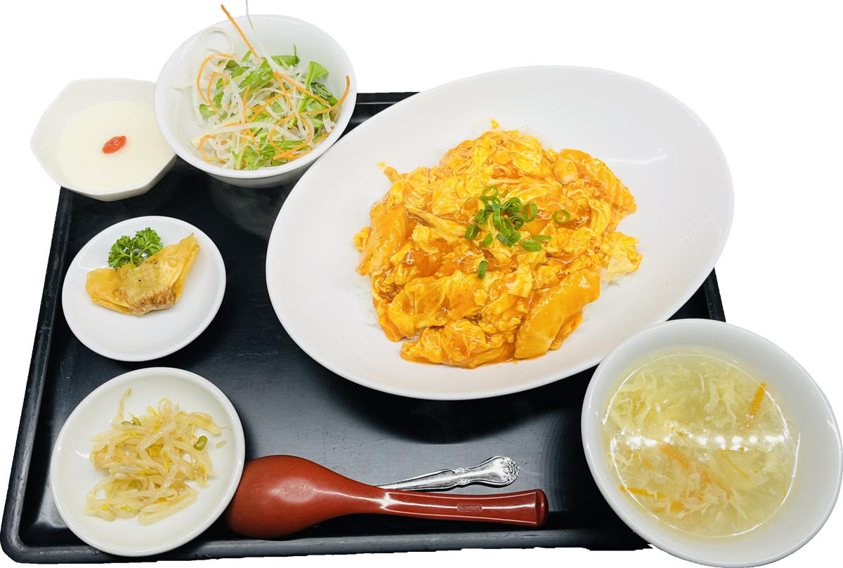 イカ玉チリ飯