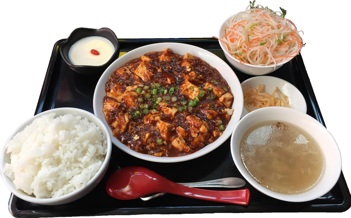 山椒麻婆豆腐定食
