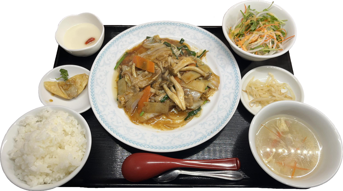 豚バラと野菜の生姜炒め